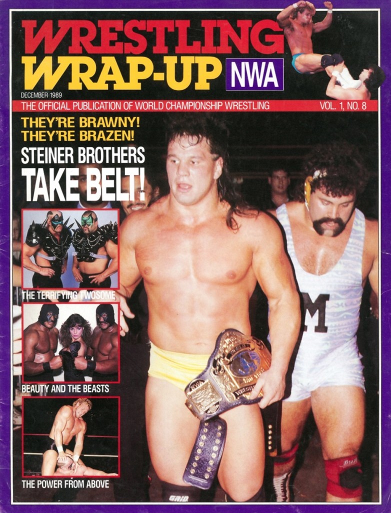 "Steiner Brothers Take Belt!" - NWA Wrestling Wrap-Up #8 Cover