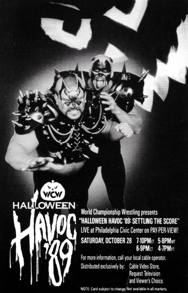 Happy Halloween! Full Gallery Of Every WCW Halloween Havoc Poster And ...