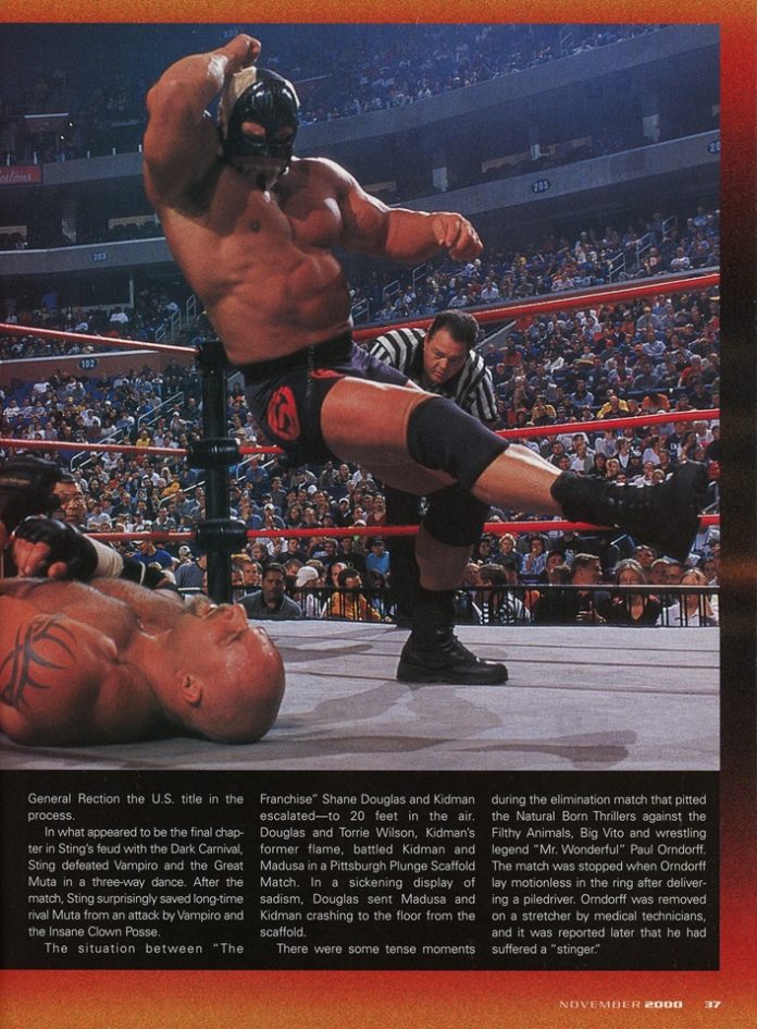 Full Magazine Scans Wcw Magazine November Wcw Worldwide