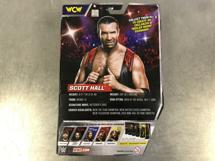 ToySpotting: Mattel WWE Elite Scott Hall [2017] - WCW Worldwide