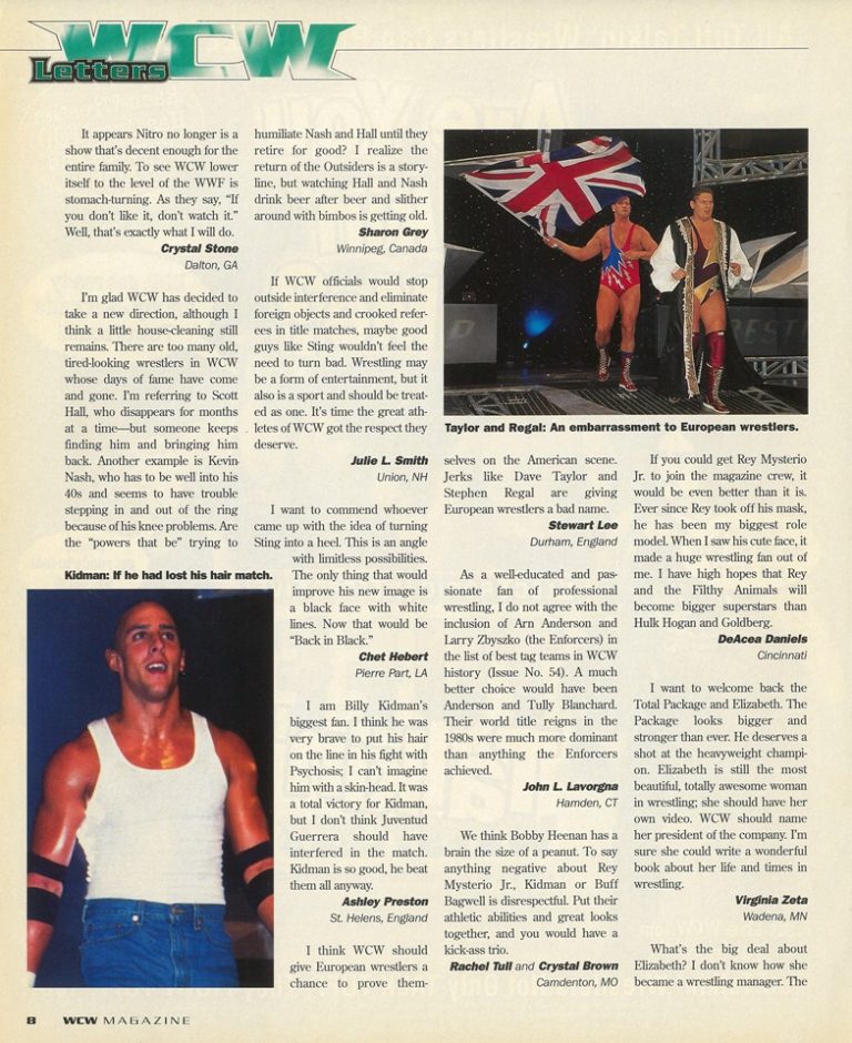 Full Magazine Scans WCW Magazine January WCW Worldwide