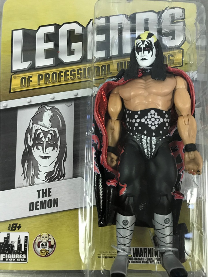 Legends of Professional Wrestling Series Action Figures The Demon KISS 