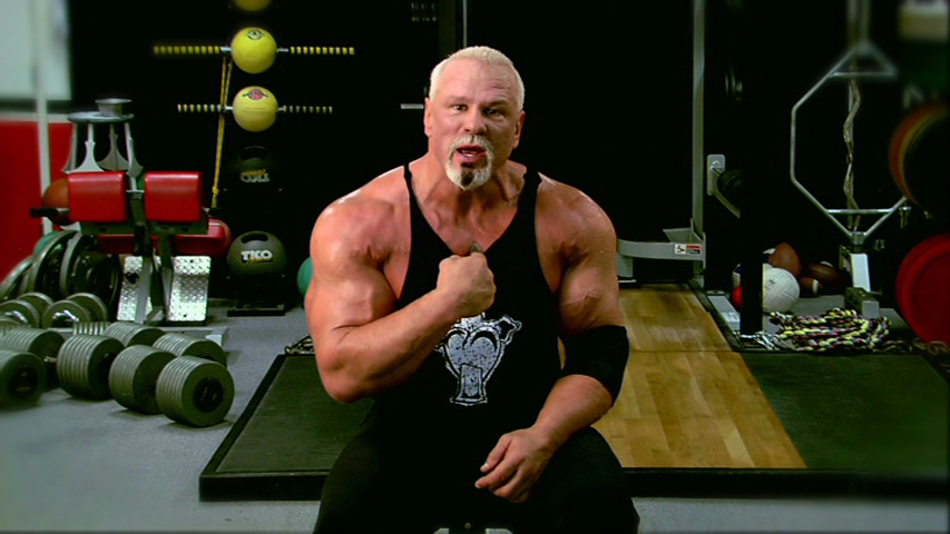 DDP YOGA - “Go up into Diamond Cutter, arms out to a 'T' and HULK