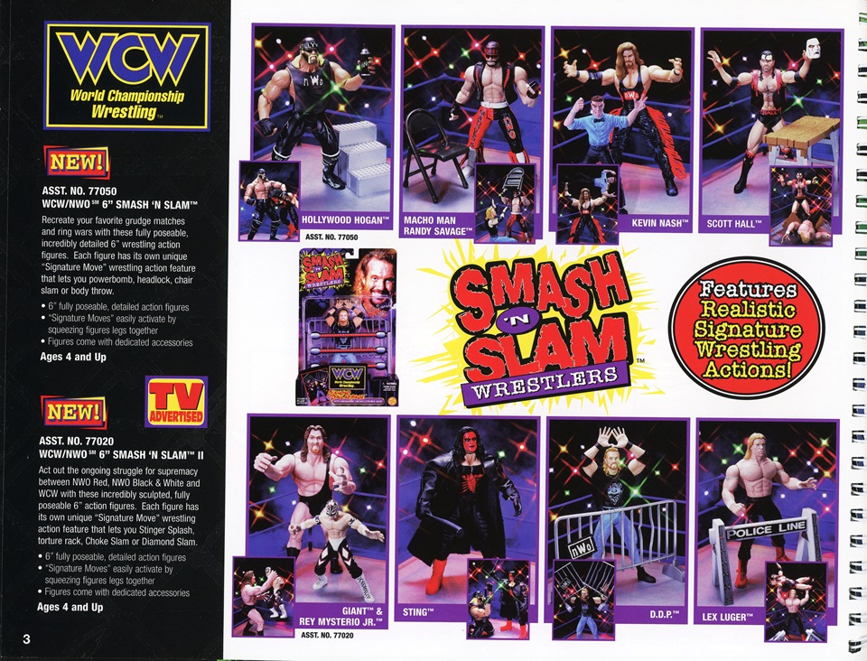 一部予約販売 WCW TOYBIZ：WCW Toy 34 CLASH OF the [1997 THE 